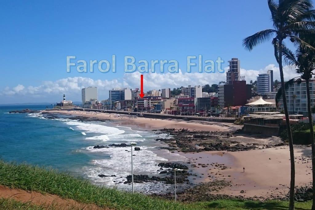 Apartamento Temporada Farol Barra Flat Salvador da Bahia Exterior foto